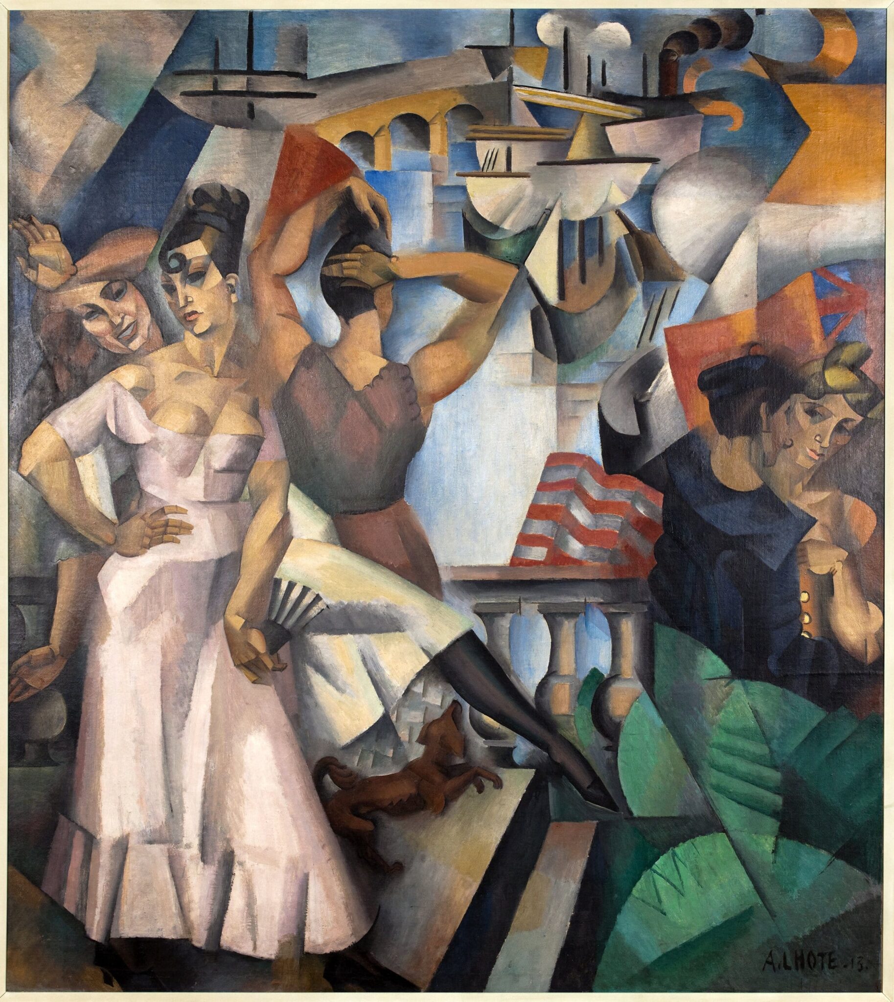André Lhote, El Puerto de escala (Escale), 1913