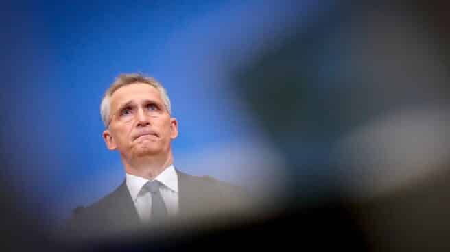 La OTAN no ve señales del repliegue ruso Jens Stoltenberg, secretario general de la OTAN, en Bruselas