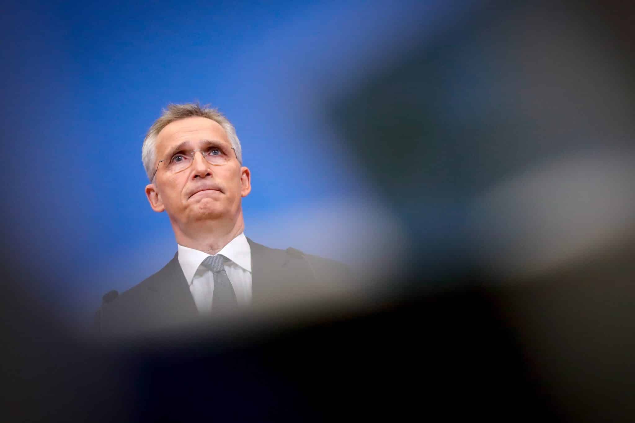 Jens Stoltenberg, secretario general de la OTAN, en Bruselas