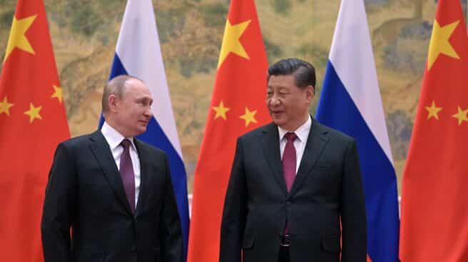 Putin y Xi Jinping en Pekín