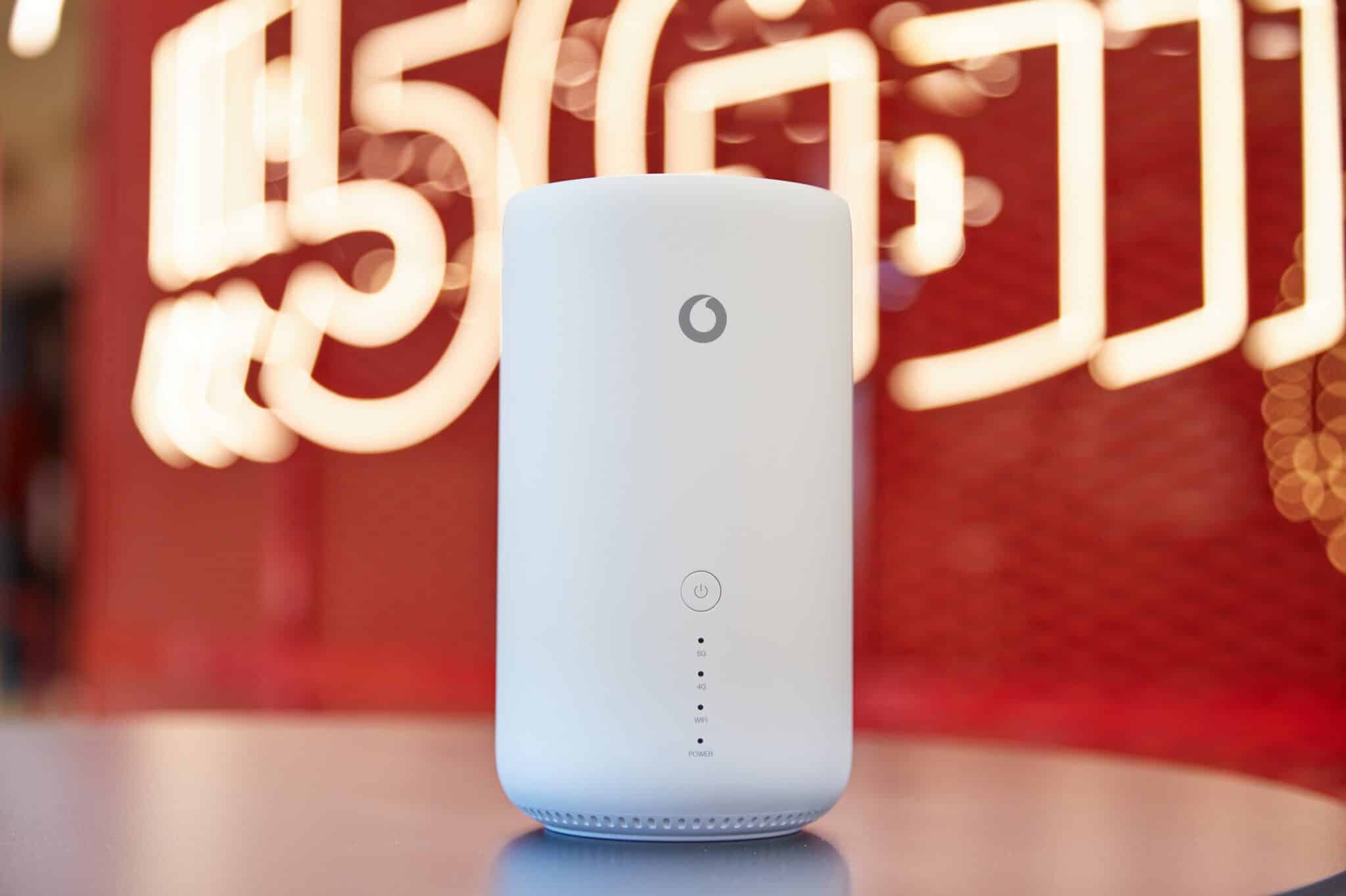 Nuevo router de Vodafone que ha presentado en el Mobile World Congress