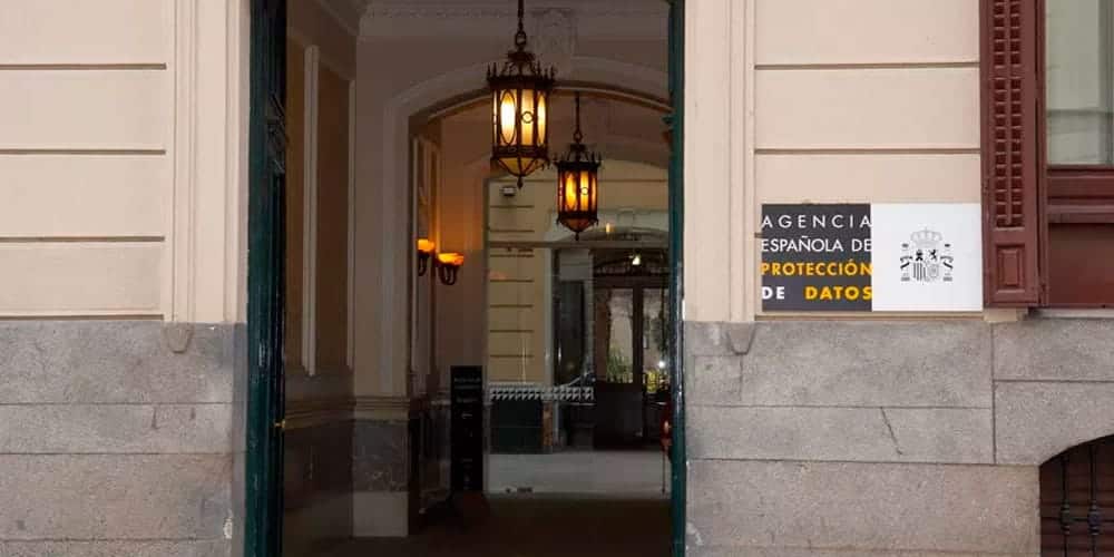 Fachada de la Agencia Española de Protección de Datos (AEPD), en la madrileña calle de Jorge Juan.