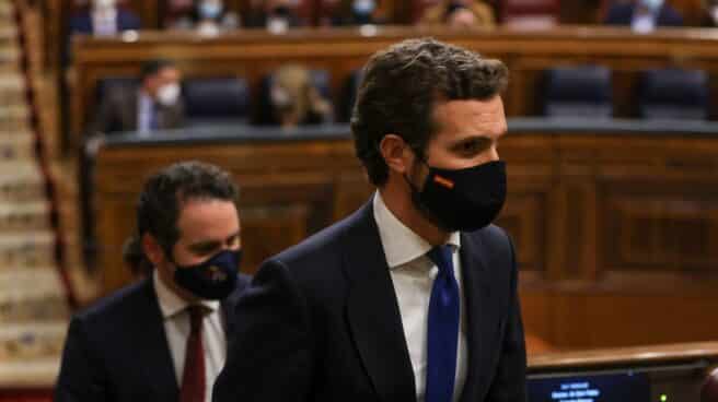 Pablo Casado, en el Congreso. Pablo Casado, en el Congreso.