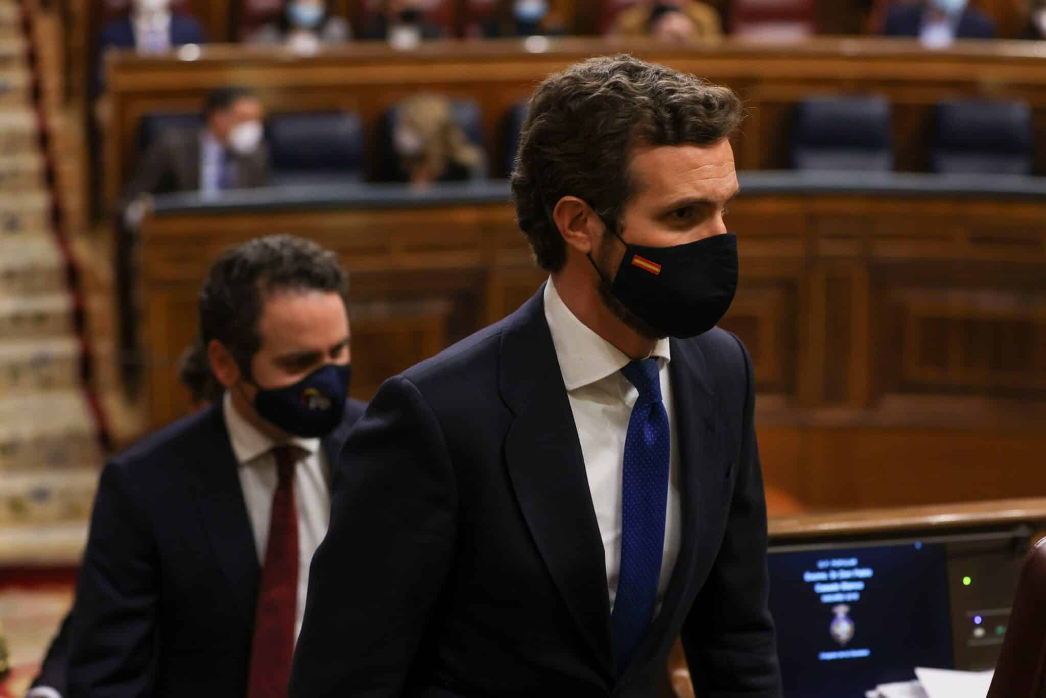 Pablo Casado, en el Congreso.