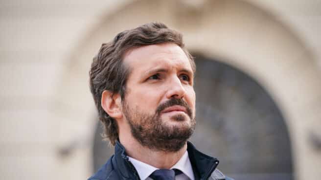 El presidente del Partido Popular (PP), Pablo Casado.