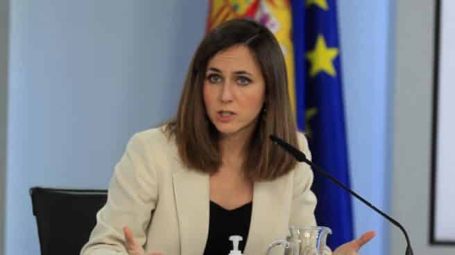 Rueda de prensa posterior al Consejo de Ministros La ministra de Derechos Sociales y Agenda 2030, Ione Belarra, responde una pregunta durante la rueda de prensa celebrada tras la reunión del Consejo de Ministros