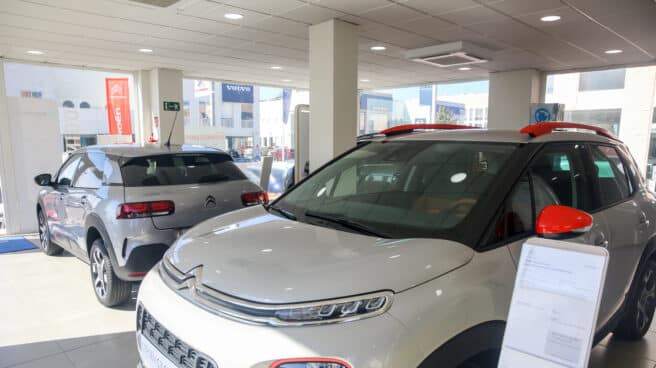 Imagen de un coche, Citroen C3 Aircross, en un concesionario de Madrid. Imagen de un coche, Citroen C3 Aircross, en un concesionario de Madrid.