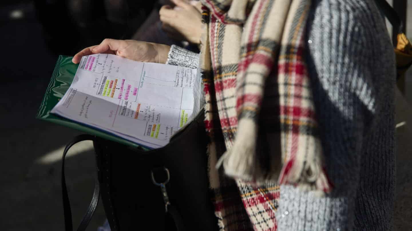 Celebración de los exámenes MIR, en la Facultad de Educación de la Universidad Complutense de Madrid