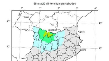 Un seísmo registrado de madrugada en el Pirineo, sentido en Lleida y Andorra