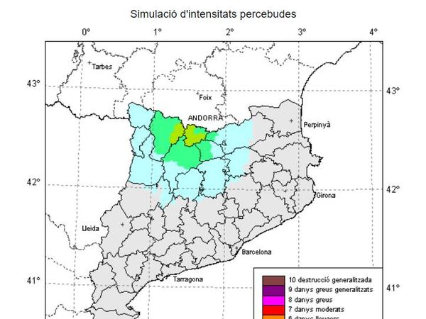 Un seísmo registrado de madrugada en el Pirineo, sentido en Lleida y Andorra