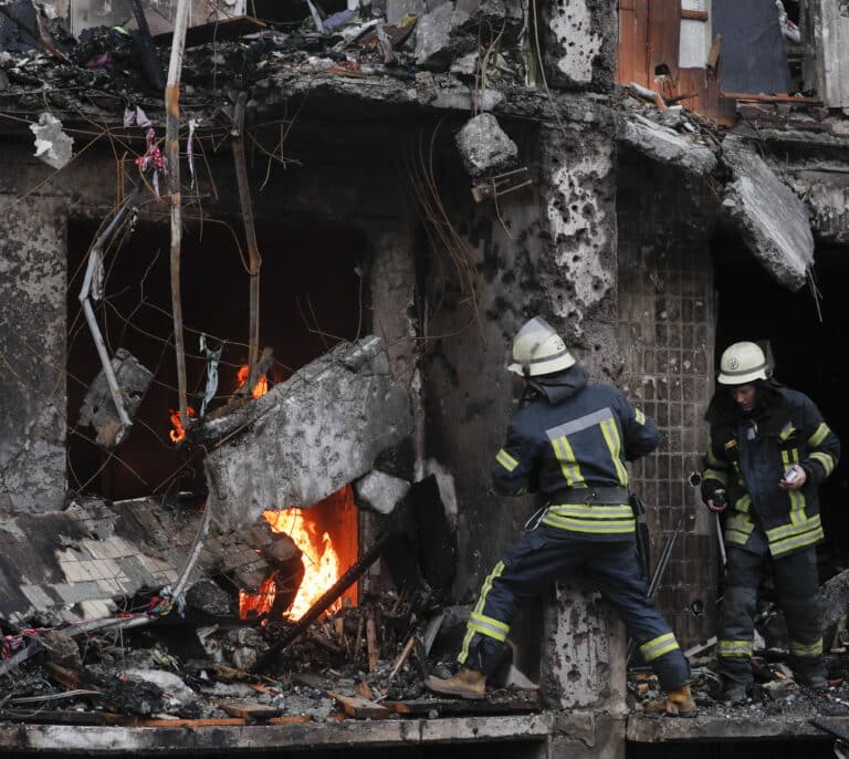 Kiev, en llamas