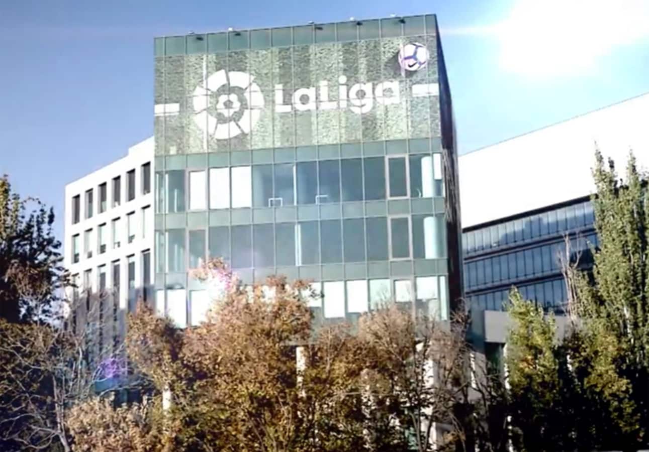 Fachada del edificio de LaLiga