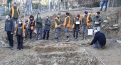 Hallada en Bilbao una fosa de la guerra carlista con unos 30 cuerpos