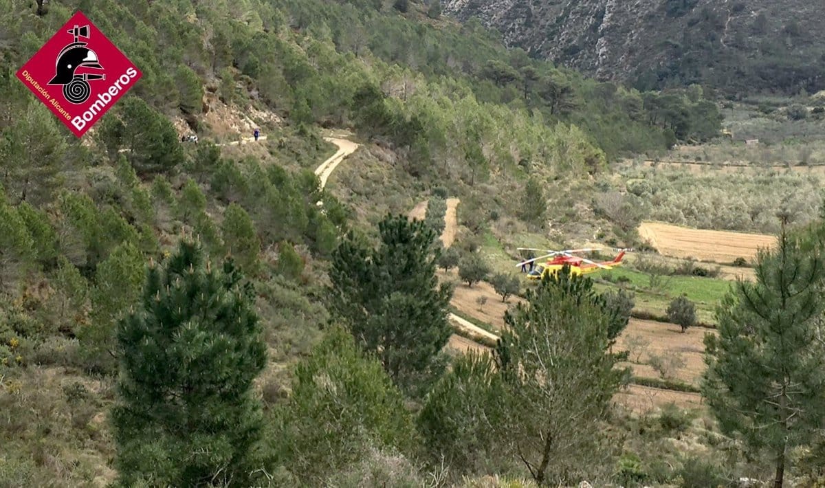 Muere un hombre tras sufrir un desfallecimiento en una ruta senderista en Tárbena