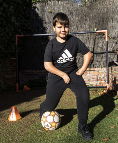 Ignacio es un gran aficionado al fútbol y al Atlético de Madrid.