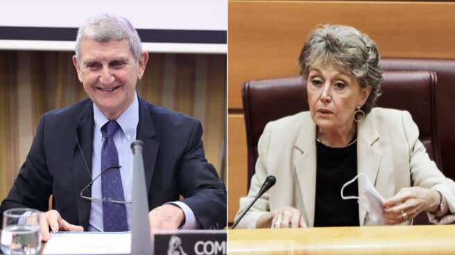 condenan-costas-rtve-tardar-32-meses-cumplir-resolucion-transparencia El presidente de RTVE, José Manuel Pérez Tornero, y la ex administradora única, Rosa María Mateo.