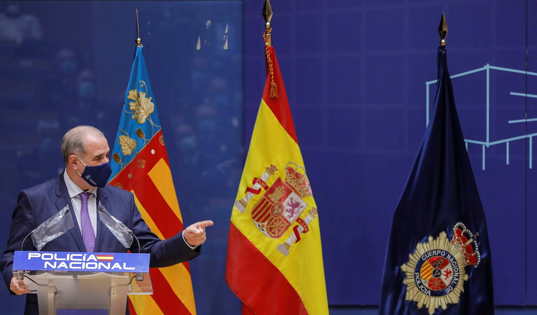 El director general de la Policía, Francisco Pardo Piqueras, en un acto del Cuerpo.