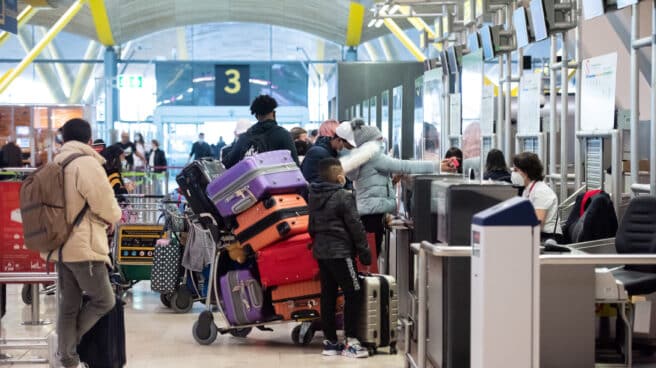 Facturación de equipaje en el aeropuerto de Barajas