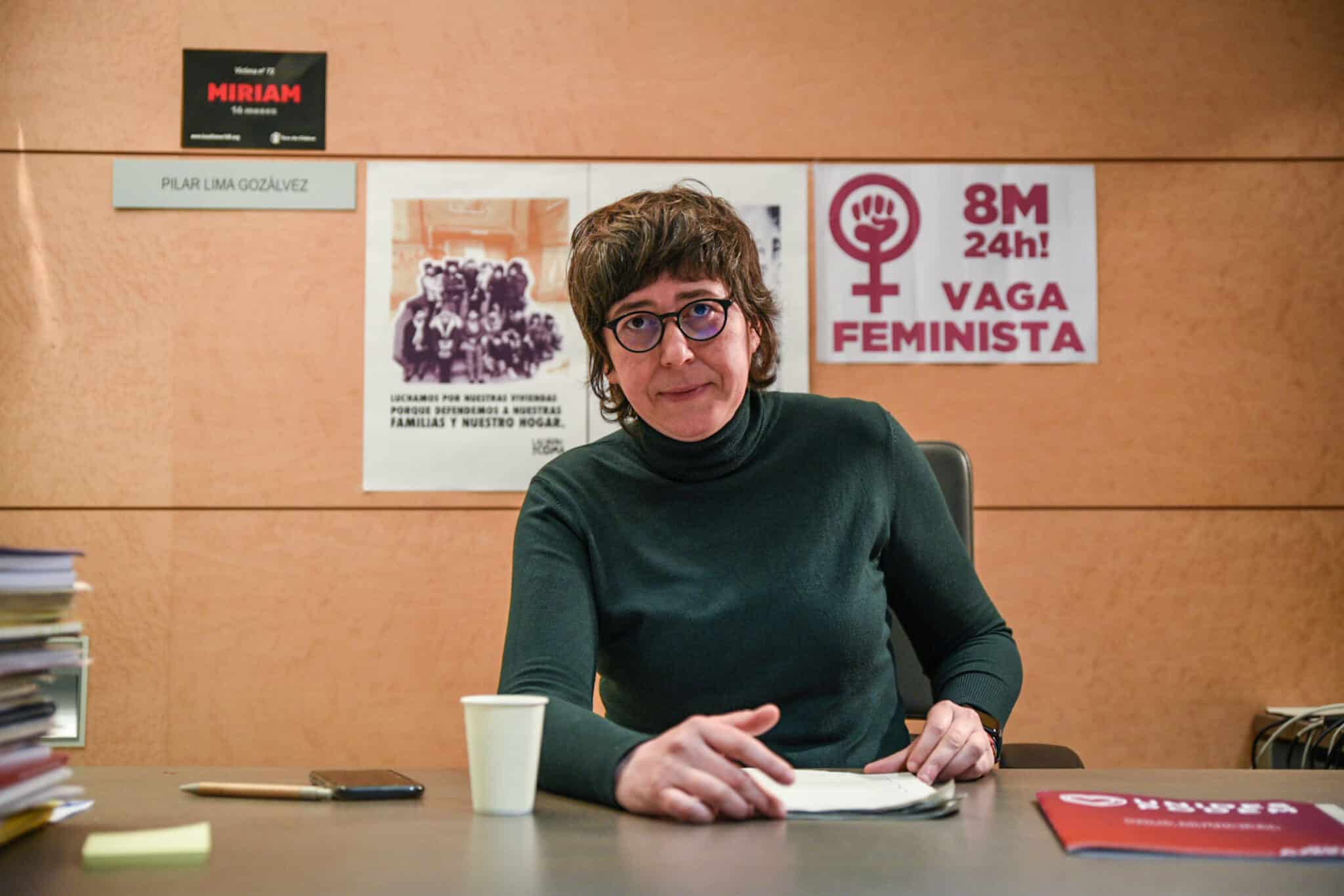 La coordinadora de Podemos en la Comunidad Valenciana, Pilar Lima.
