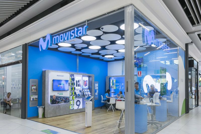 Una tienda de Movistar