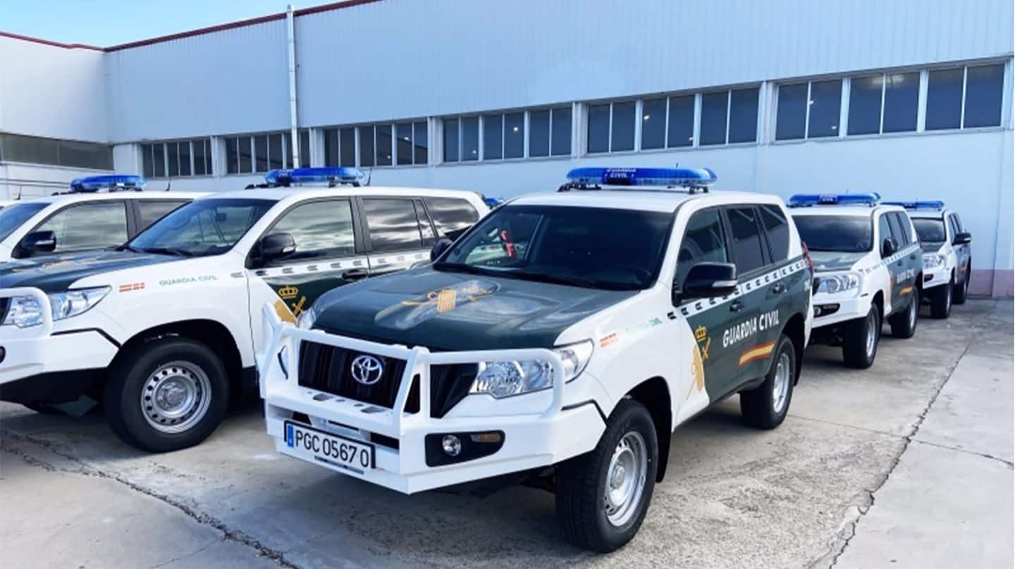 Los últimos vehículos adquiridos por la Guardia Civil para su uso en el Campo de Gibraltar.