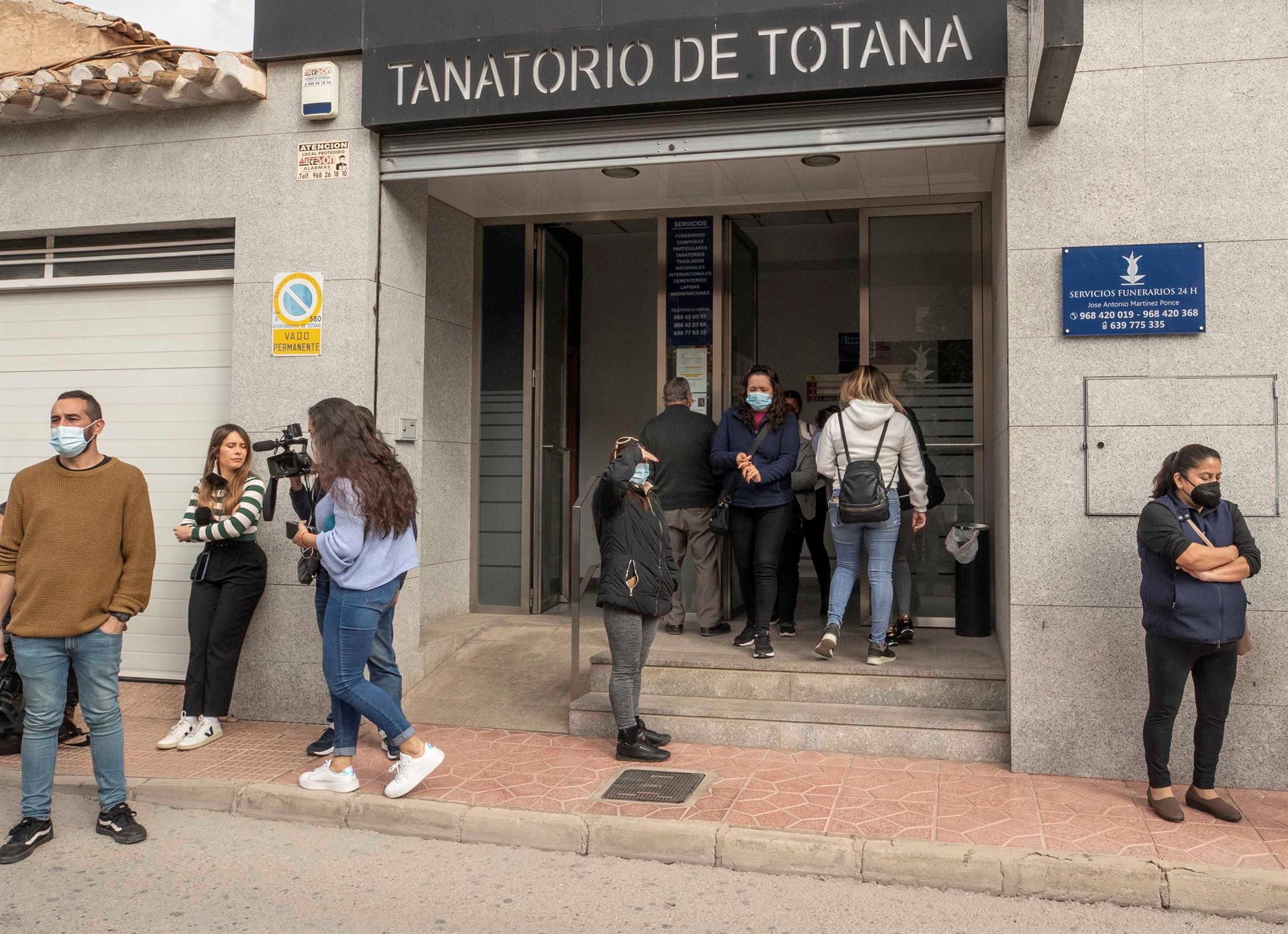 Velatorio de la menor asesinada en Totana.