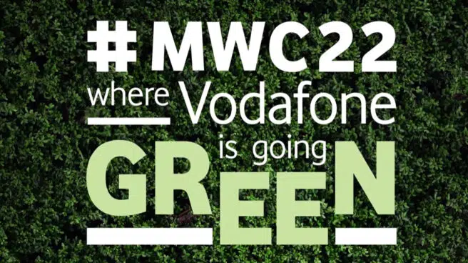 Vodafone “se cambia al verde” en el MWC y abandera la carrera por la sostenibilidad