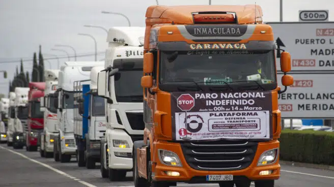 Los convocantes del paro de transportistas anuncian una manifestación el viernes en Madrid