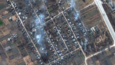 La guerra en Ucrania, vista desde el aire