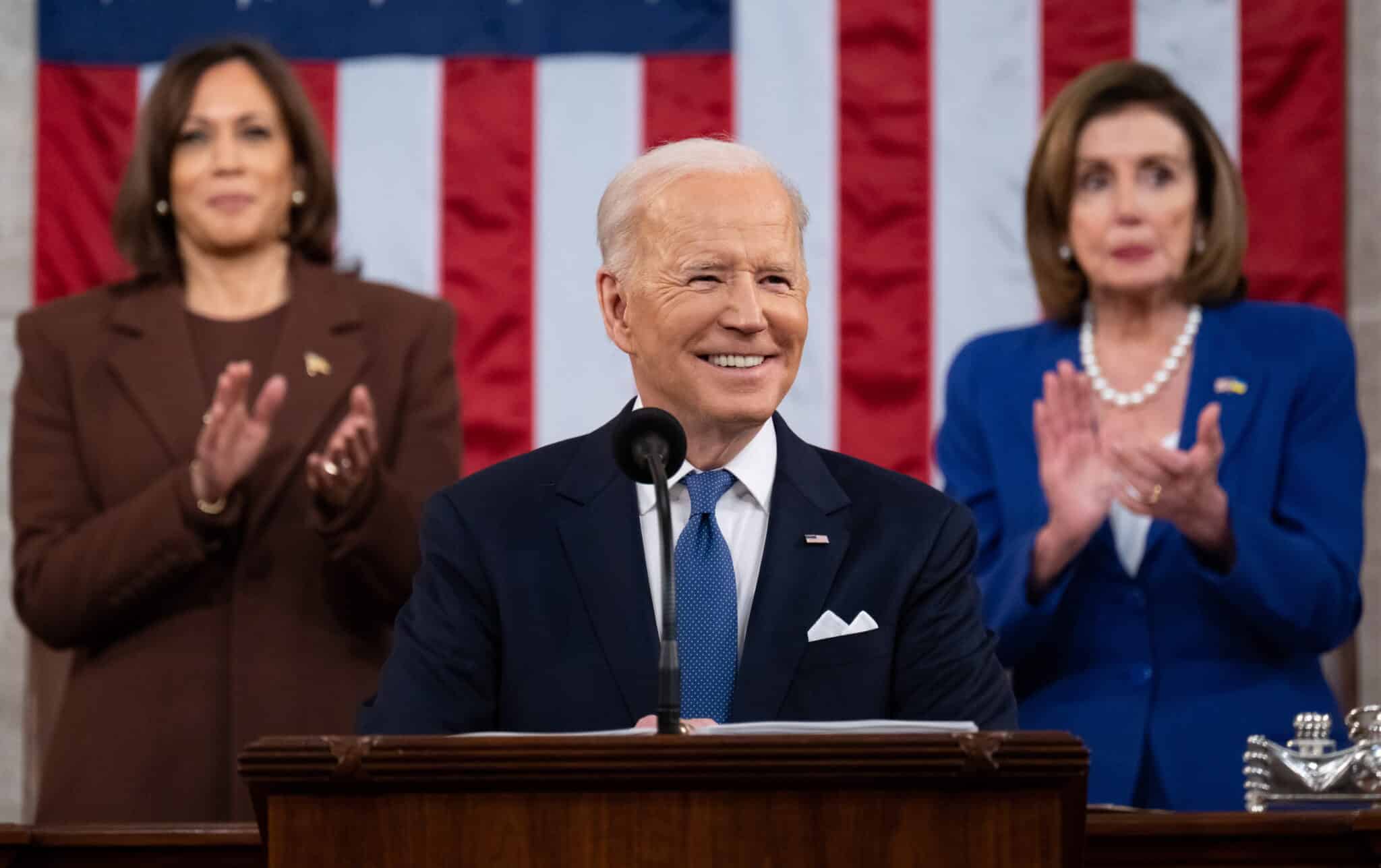 Joe Biden, ante el Congreso de EEUU.