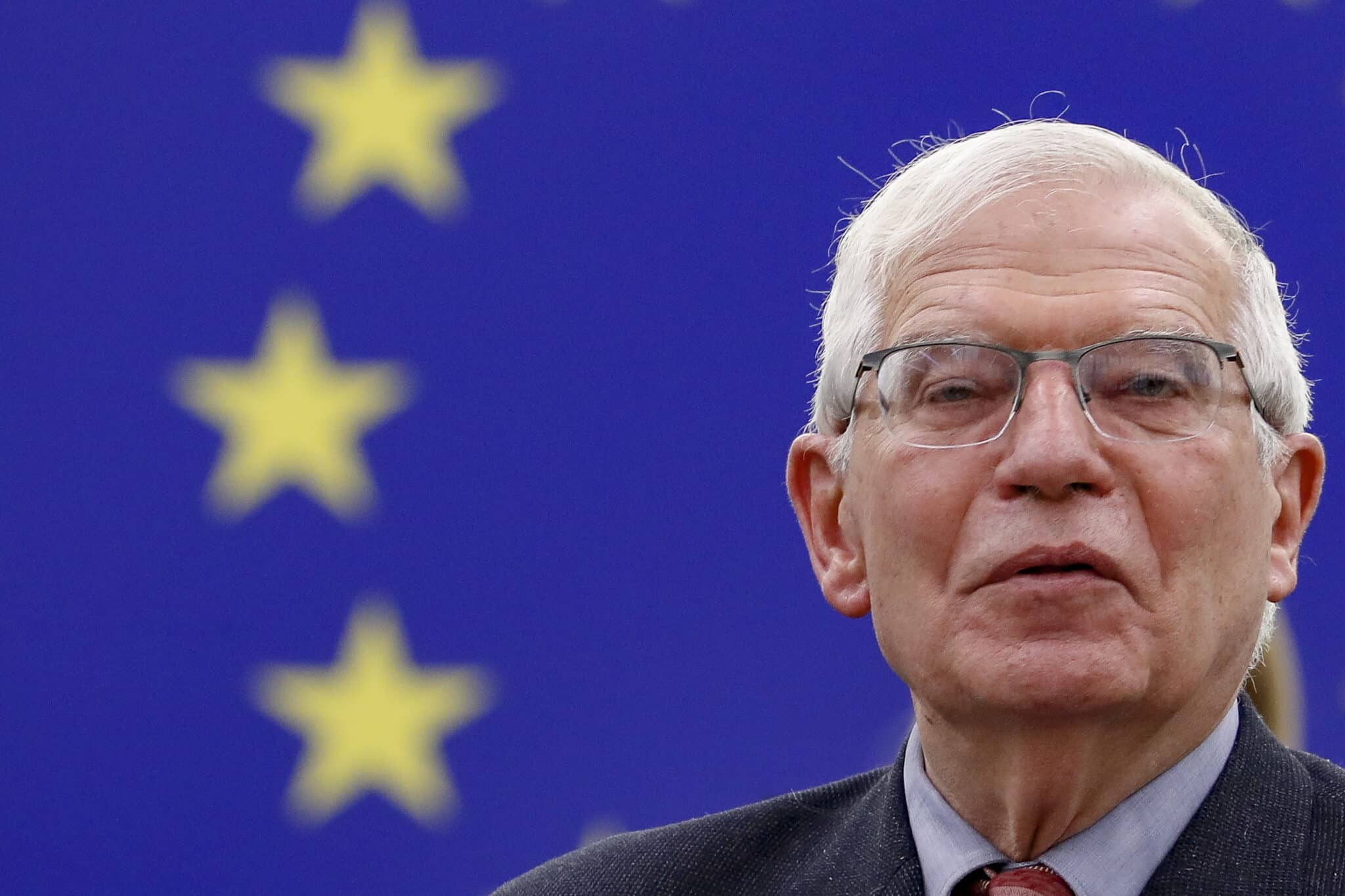 Josep Borrell, en el Europarlamento.