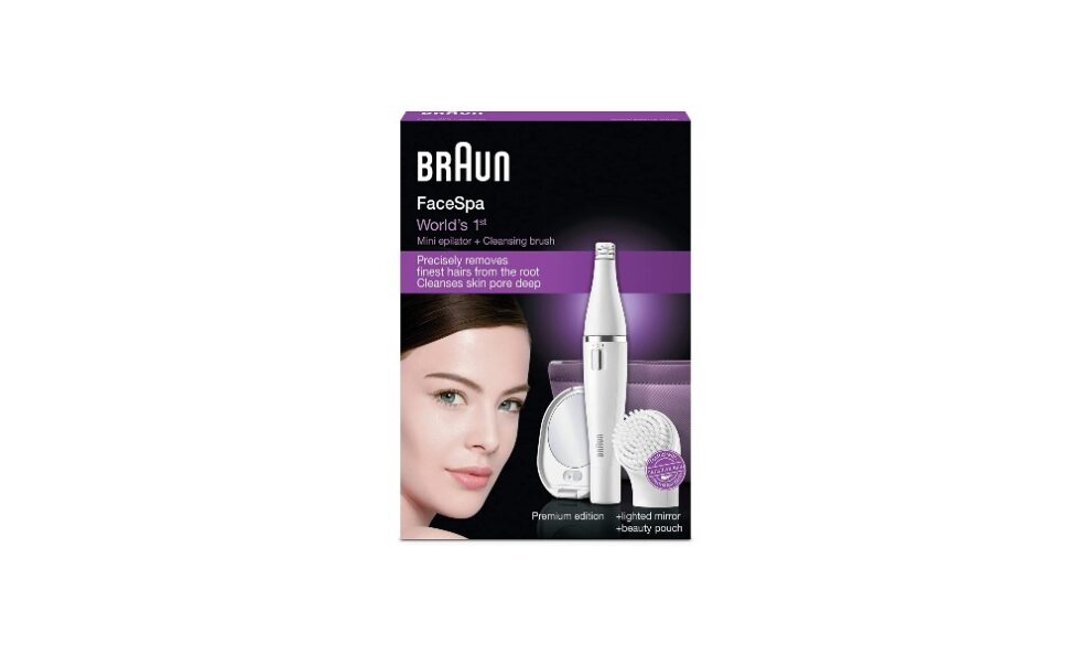 Depiladora facial Braun