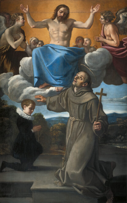 San Diego intercede por Diego Enriquez. Carracci