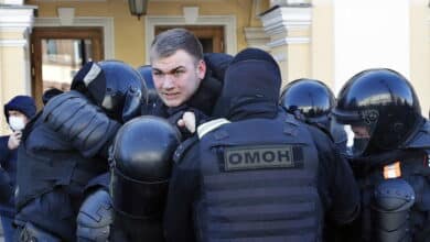 Represión en Rusia: más de 14.000 detenidos desde la invasión de Ucrania