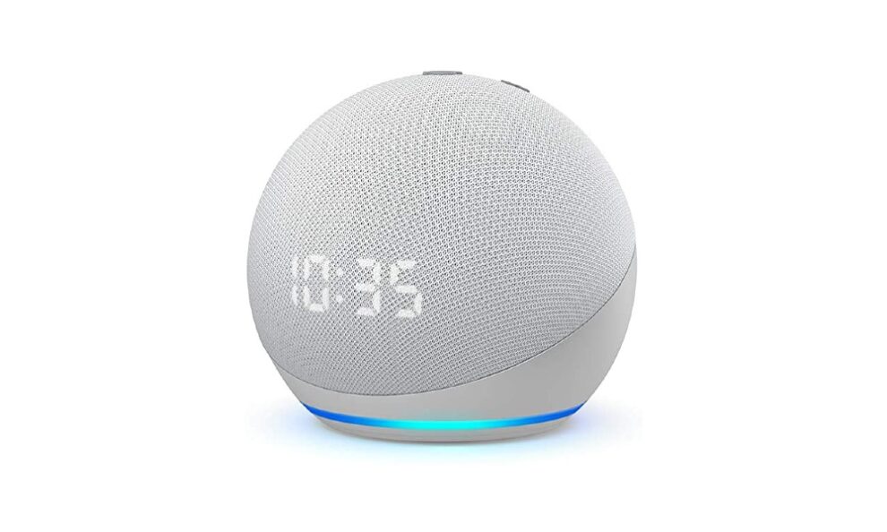 Echo Dot 4ªgeneeración blanco con alarma