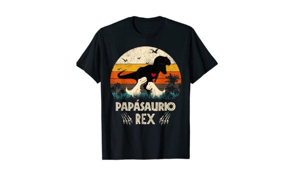 Camiseta papasauro rex