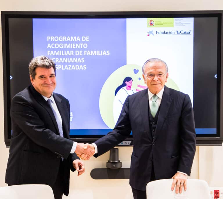 Fundación "la Caixa" y el Ministerio de Inclusión se alían para acoger a familias de refugiados ucranianos