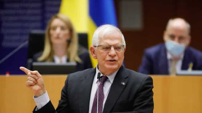 Josep Borrell, en el Parlamento europeo. Josep Borrell, en el Parlamento europeo.