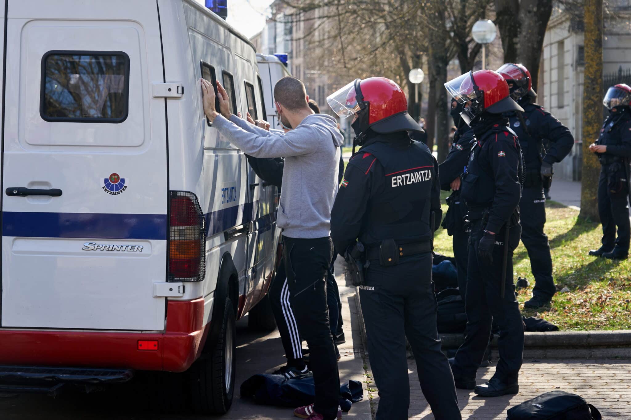 Detenido un joven en el campus de la Universidad del País Vasco.