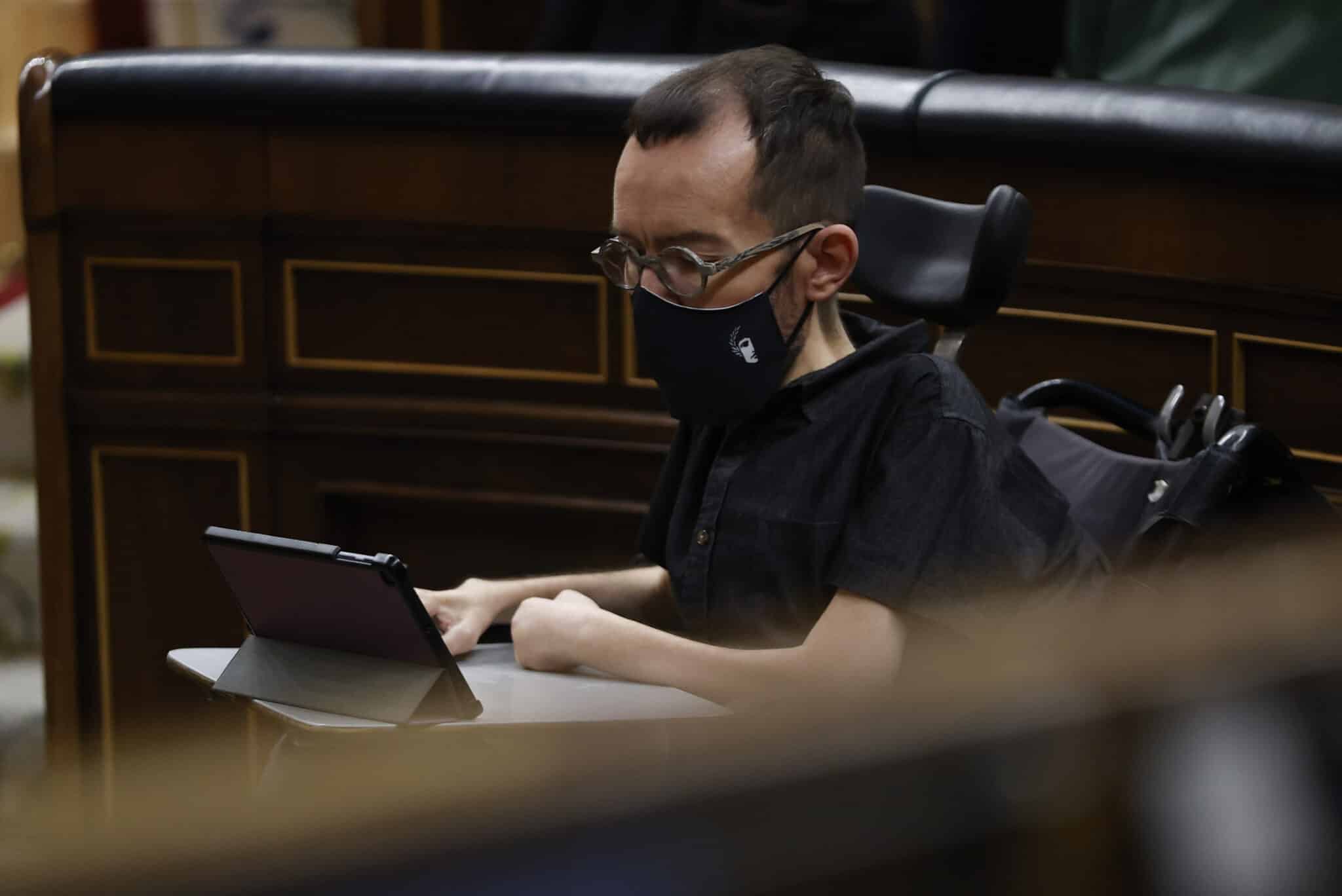 Pablo Echenique, en el Congreso.