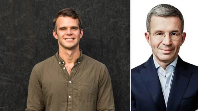 Fredrik Hjelm, CEO de Voi, y Alexander Eliseev, empresario ruso y accionista de Voi