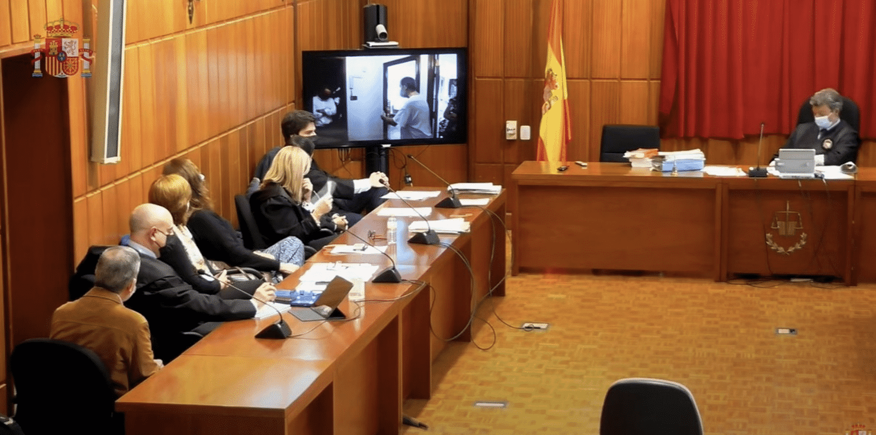 Imagen del juicio celebrado este lunes en la Audiencia Provincial de Murcia