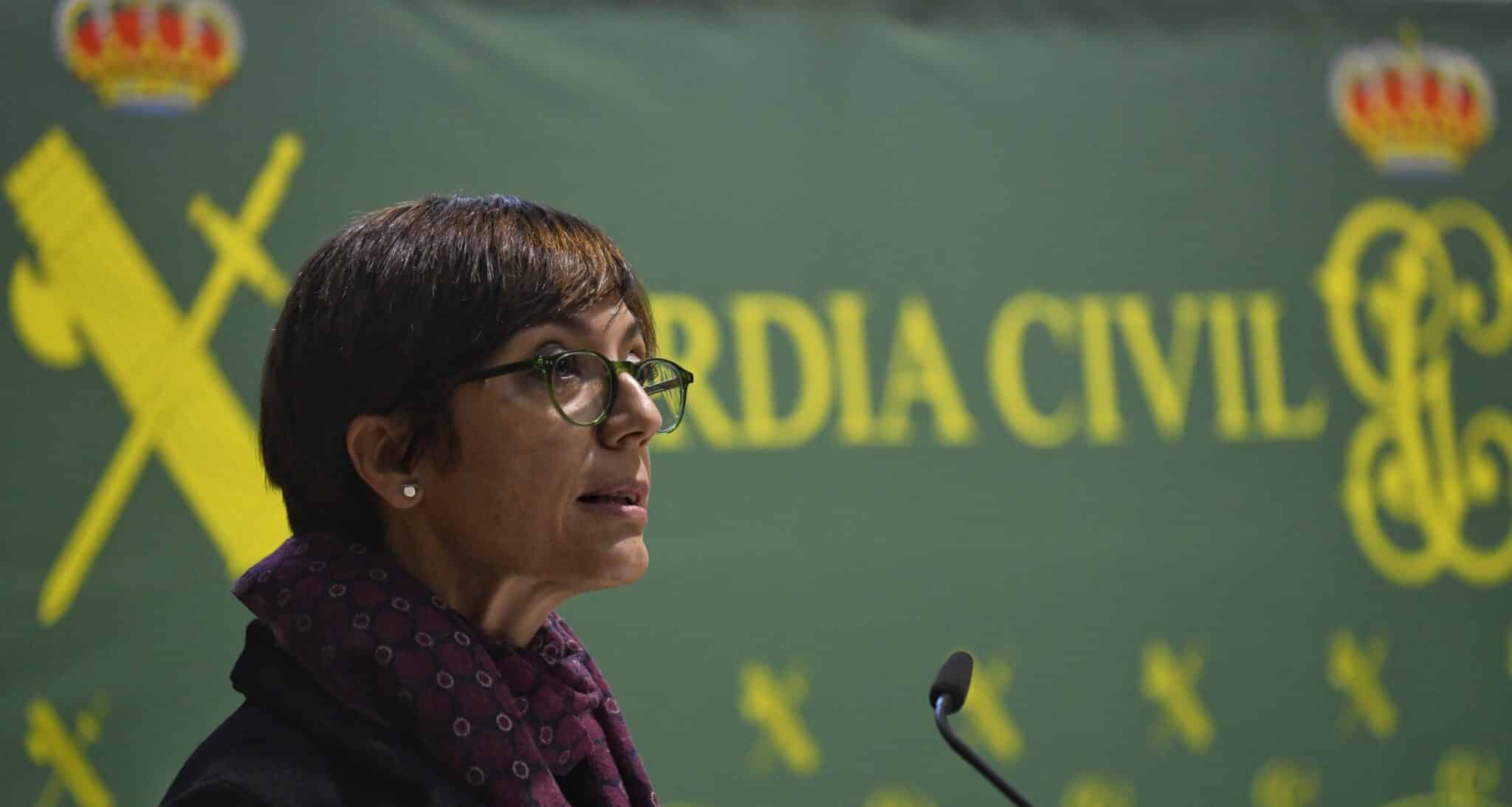 La directora general de la Guardia Civil, María Gámez, durante un acto del Cuerpo.