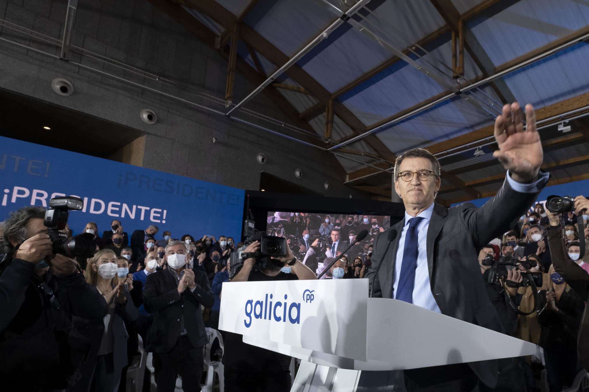 Alberto Núñez Feijóo, en la Junta Directiva del PP de Galicia