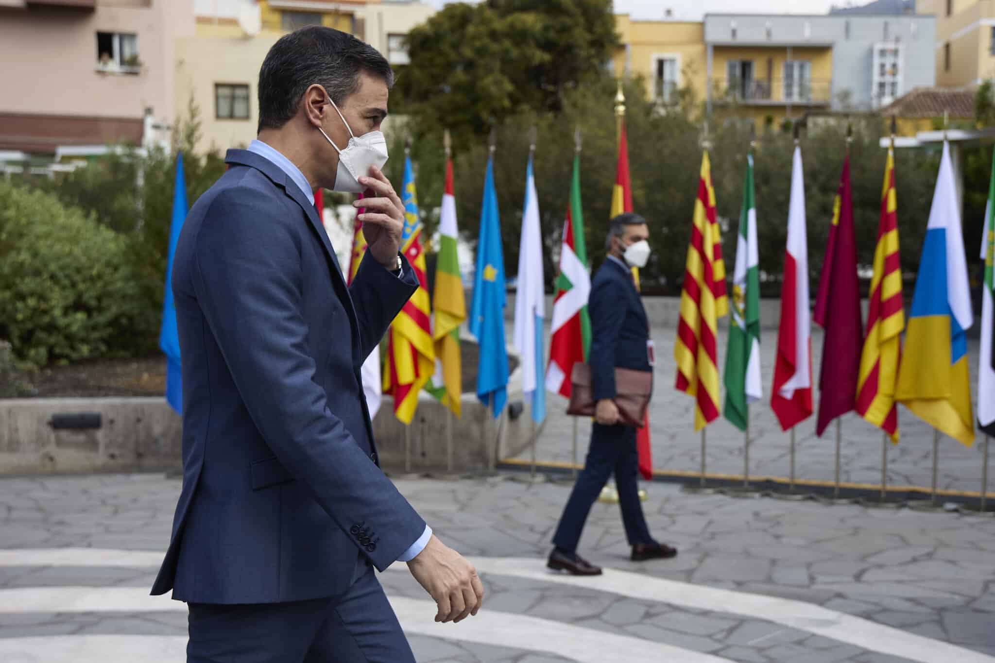 Pedro Sánchez, en la Conferencia de Presidentes.