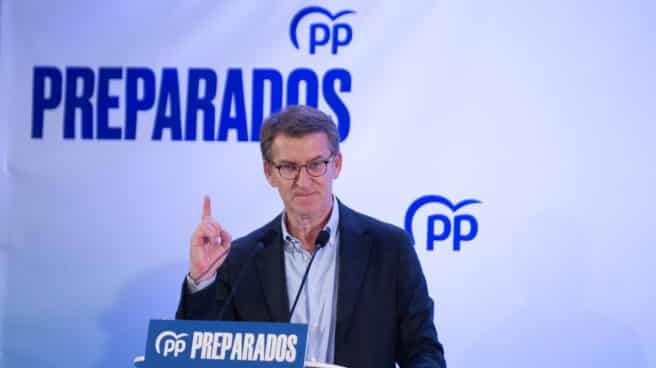 Alberto Núñez Feijóo Alberto Núñez Feijóo, en un meeting electoral del PP en Barcelona.