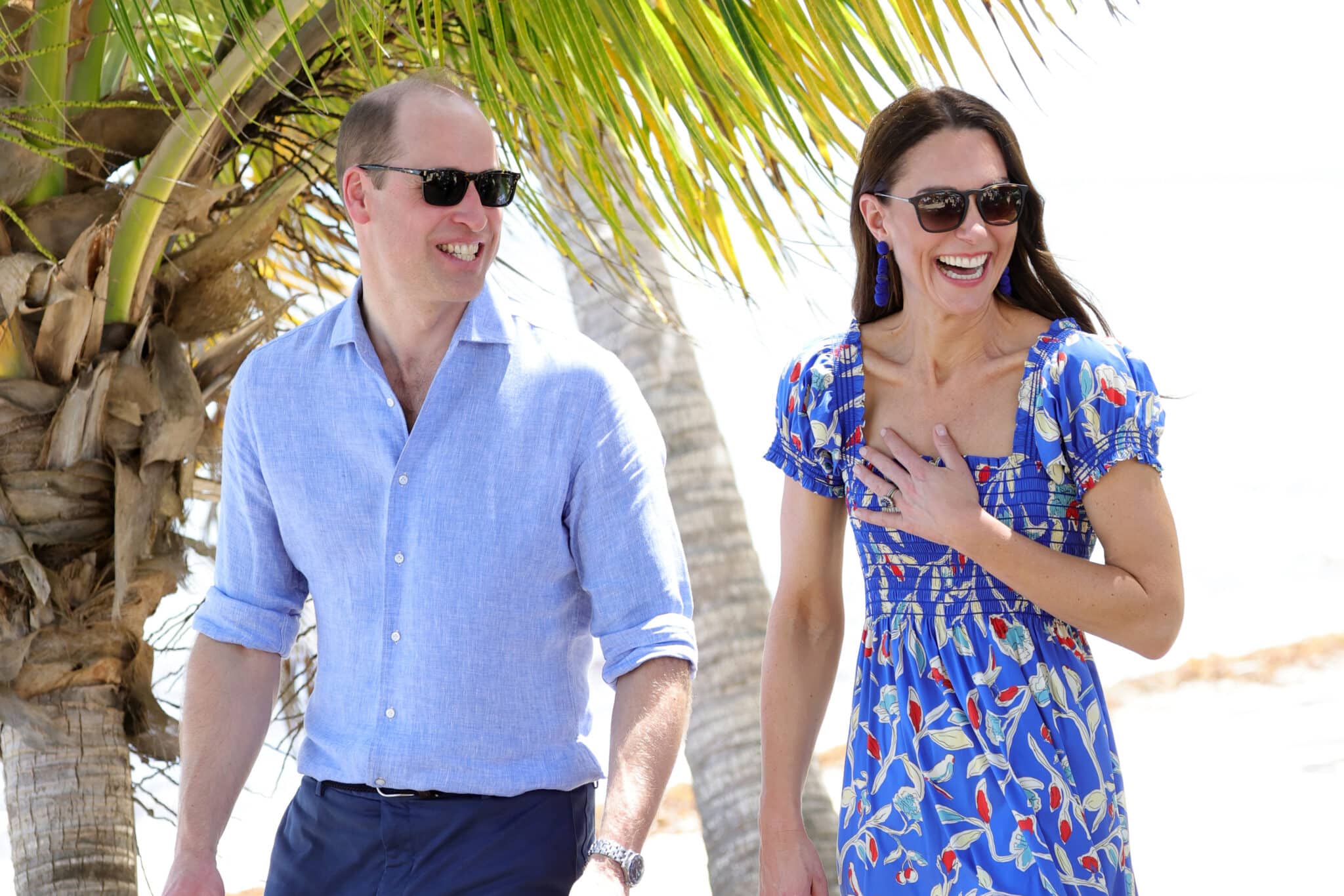 Kate Middleton y el príncipe Guillermo de viaje oficial en el Caribe