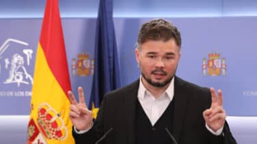 Rufián cuestiona a Podemos por su momento "negro y duro" dentro del Gobierno