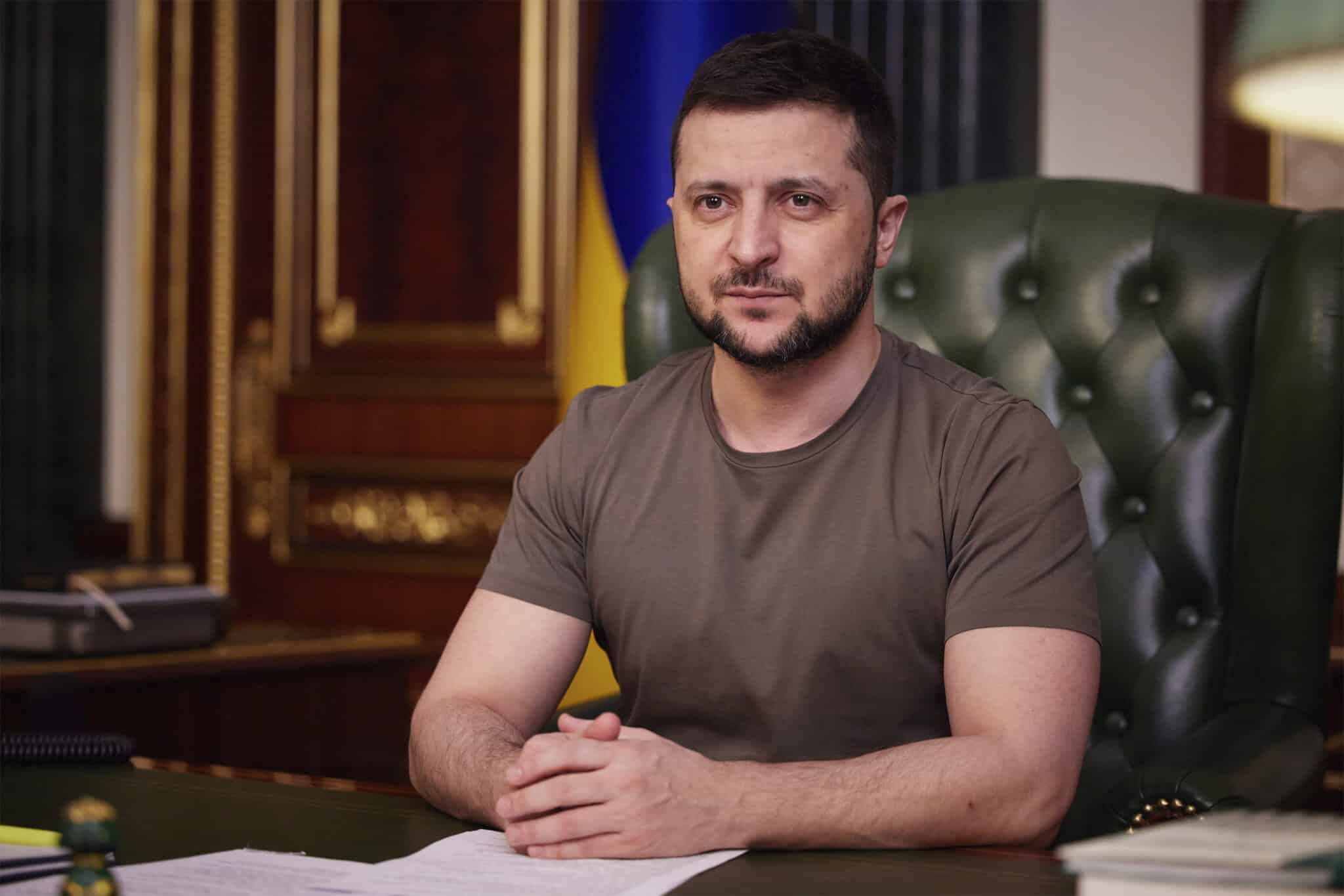 El presidente ucraniano Volodymyr Zelensky