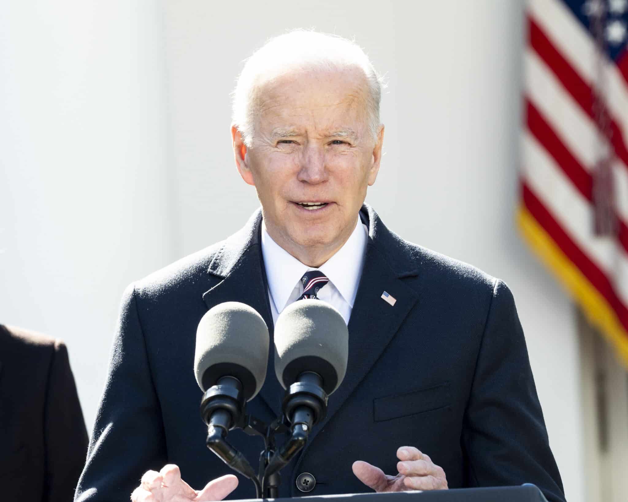 El presidente de EE. UU., Joe Biden, habla en la firma de la Ley Antilinchamiento Emmett Till.